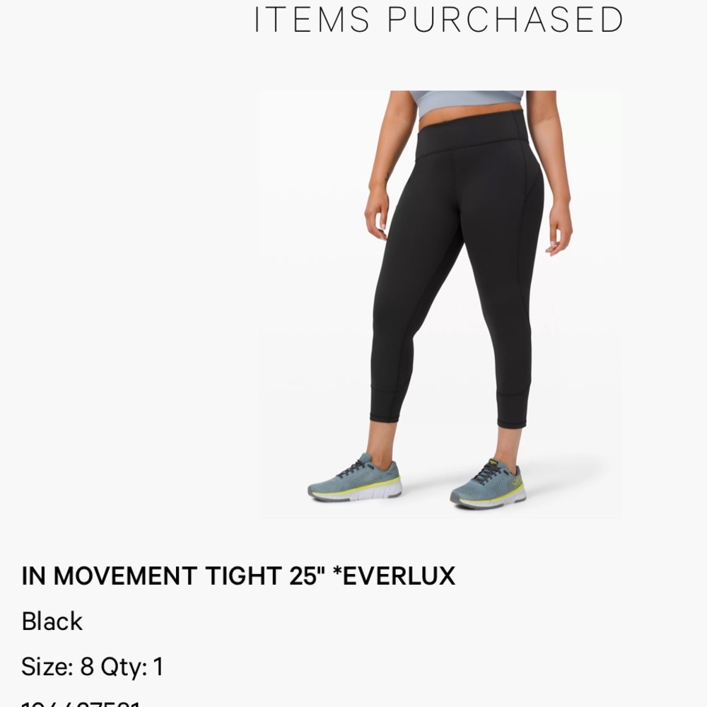 Lululemon In Movement 25” Everlux